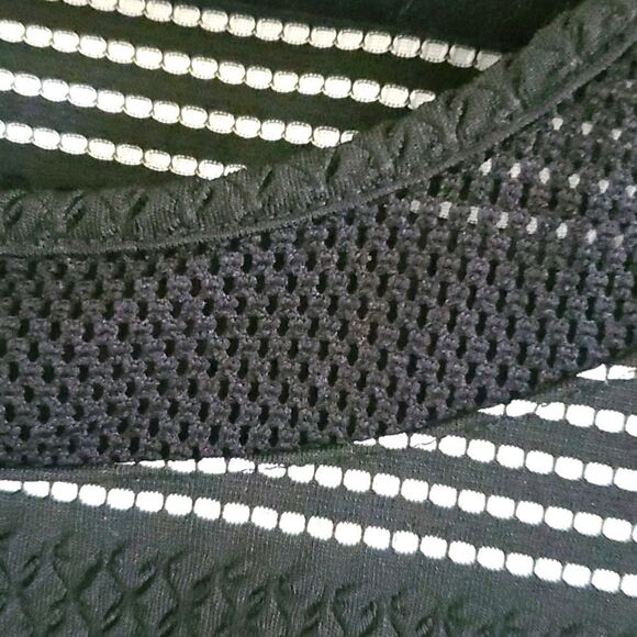 CHICO'S Striped Sheath Dress - Size 1 - Picture 4 of 7